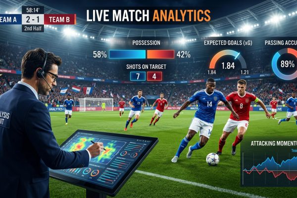indikator live match, statistik live Piala Dunia, possession sepak bola, shots on target, expected goals World Cup